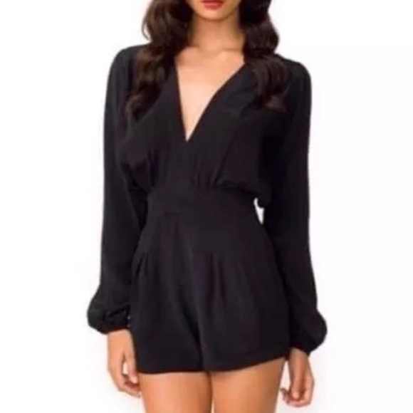 Nasty Gal Dresses & Skirts - Black romper from nastygal Nasty Gal Dresses & Skirts - Black romper from nastygal